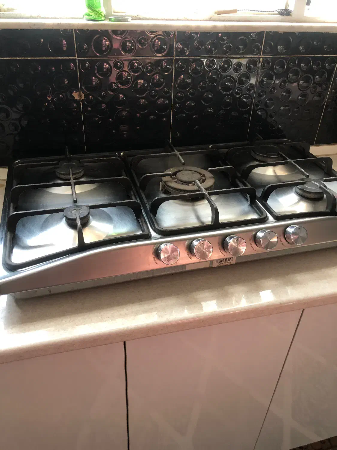 گاز استیل پنج شعله سیمر|اجاق گاز و لوازم برقی پختوپز|زابل, |دیوار