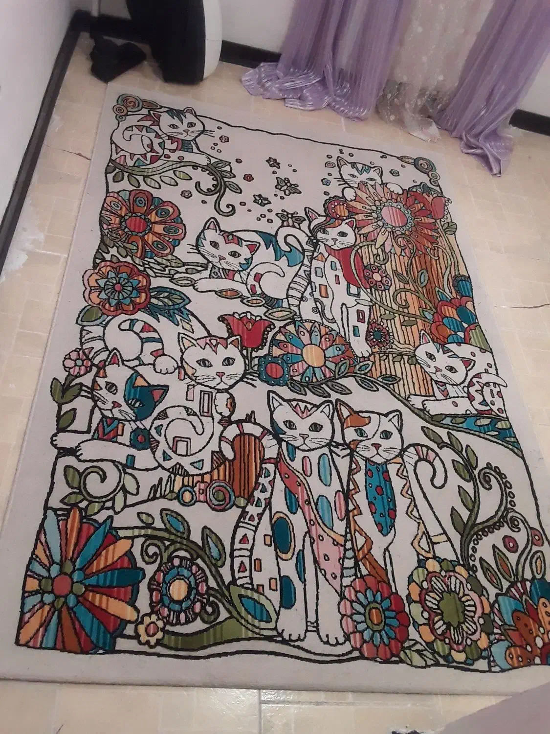 فرش ۴ متری|فرش|پرند, فاز ۴|دیوار