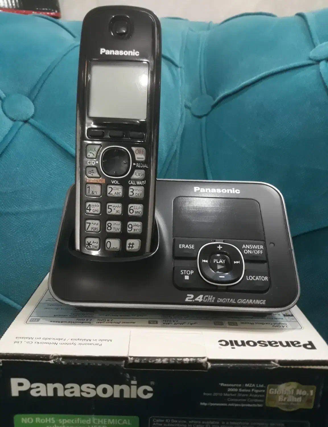 تلفن منشی دار پاناسونیک باقابلیت ارتباط بین طبقات|تلفن رومیزی|قم, شهدا|دیوار