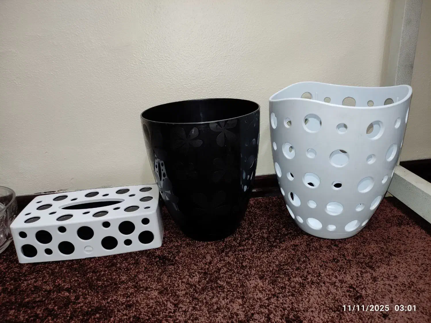 سطل زباله و جا دستمال کاغذی|لوازم نظافت|شاهین‌شهر, مسکن مهر|دیوار