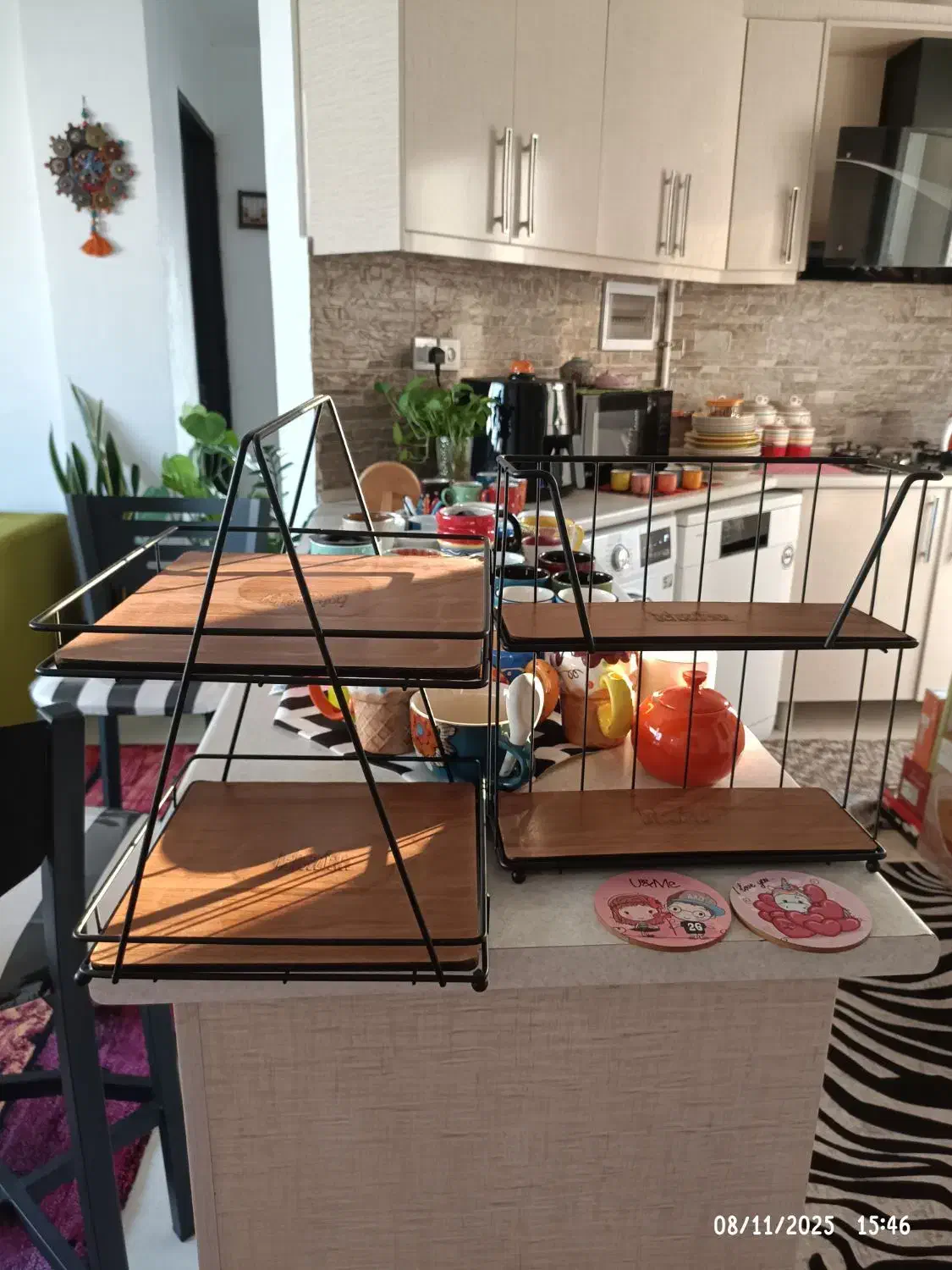 ظروف استند آشپزخانه|آب‌چکان و نظم‌دهنده ظروف|رشت, کوی مهر|دیوار