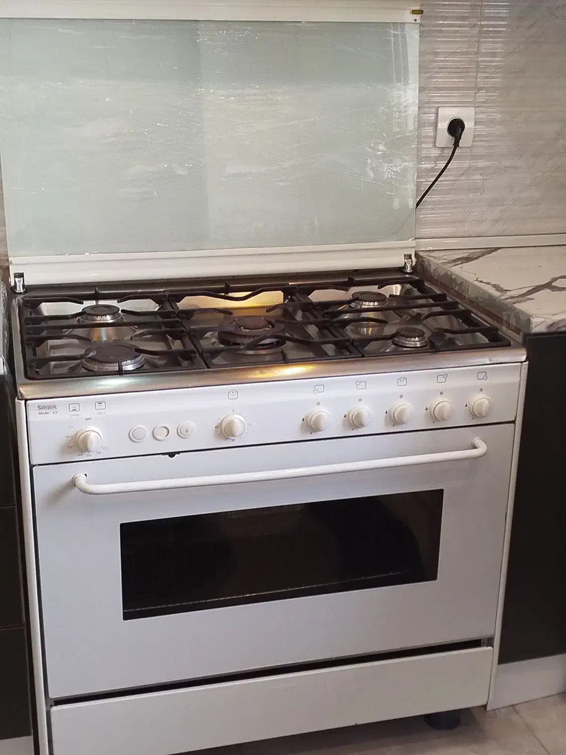 اجاق گازفردار 5شعله ترموکوپلدار|اجاق گاز و لوازم برقی پختوپز|پردیس, فاز ۱|دیوار