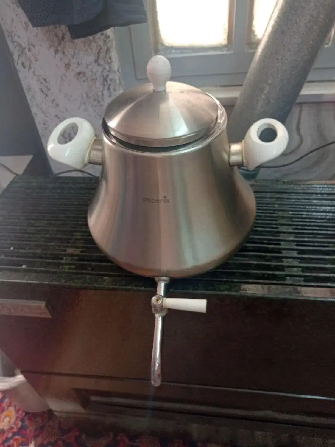 یک عدد کتری استیل رو گازی|قوری، کتری، قهوه‌ساز دستی|شهریار, شهرک وائین|دیوار