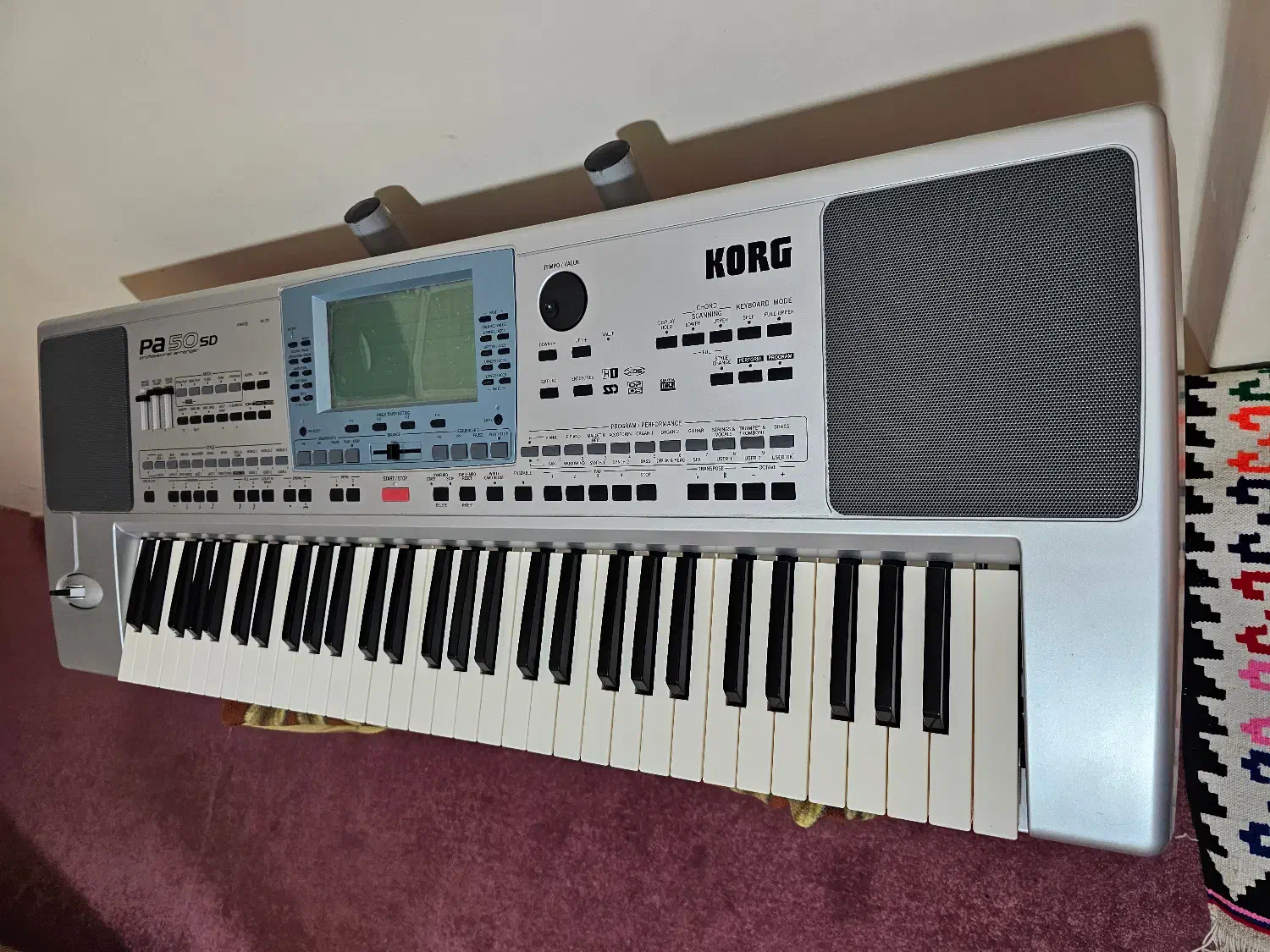 ارگ KORG Pa 50 SD|پیانو، کیبورد، آکاردئون|جم, |دیوار