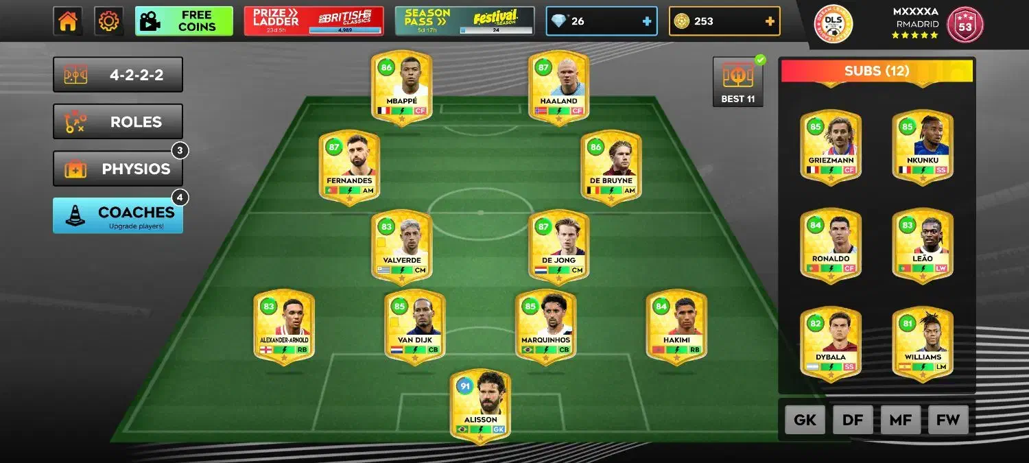 اکانت دریم لیگ 2025|کنسول، بازی ویدئویی و آنلاین|مهران (ایلام), |دیوار