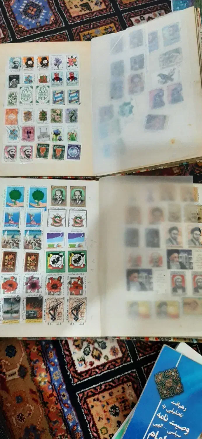 البوم تمبر|کلکسیون سکه، تمبر، اسکناس|ورامین, ورامین|دیوار