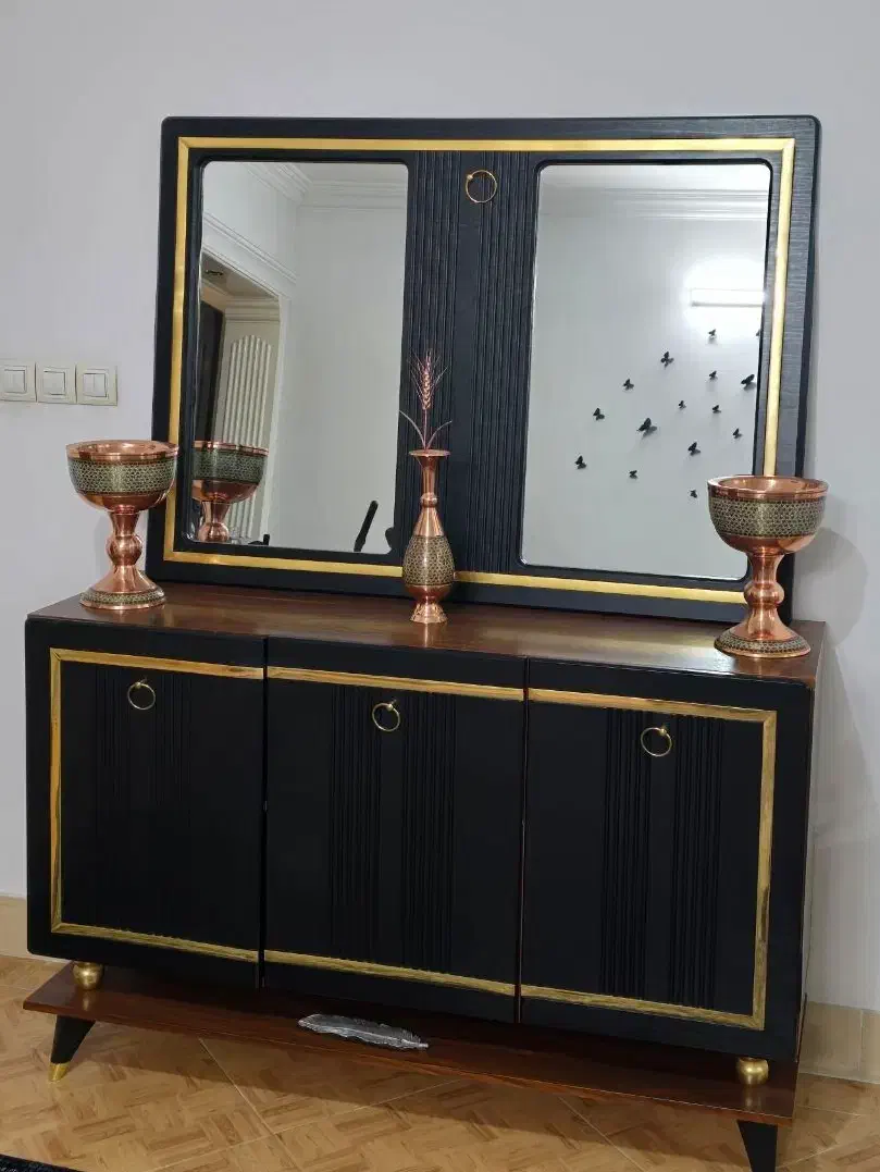 ست کامل میز تی وی اینه و کنسول نو|بوفه، ویترین، کنسول|مشهد, کوشش|دیوار