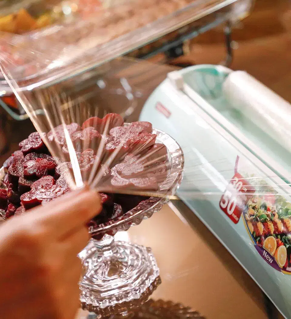 سلفون کش|ظروف نگهدارنده، پلاستیکی، یکبارمصرف|کرمان, |دیوار