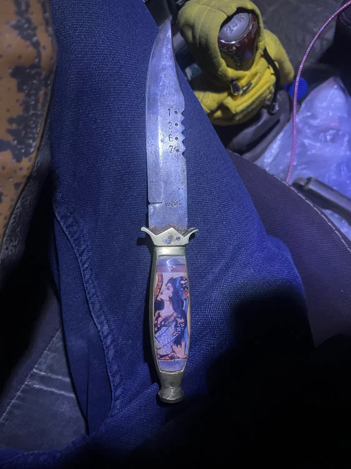 فروش چاقوزنجانی قدیمی عتیقه|کلکسیون اشیاء عتیقه|شهرضا, |دیوار