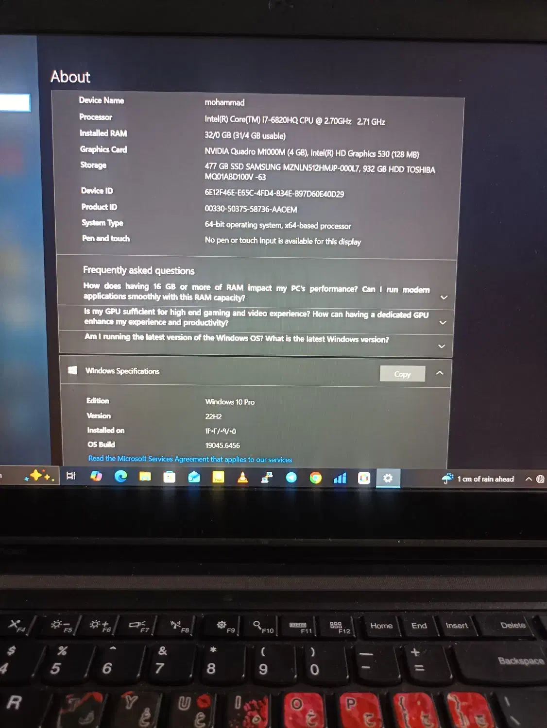 فروش لپ تاپ در حد نو بدون خط و خش|رایانه همراه|جهرم, |دیوار