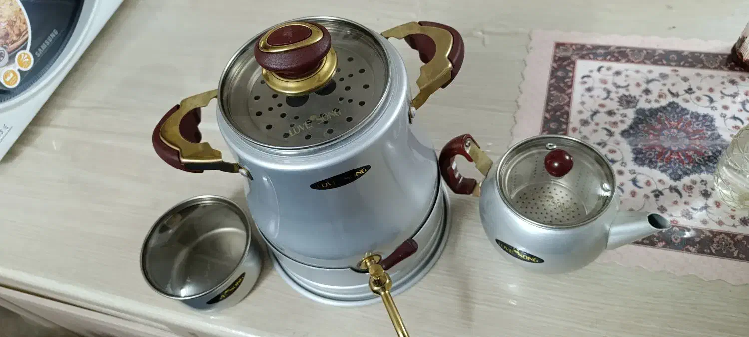 کتری و قوری برند luve song|قوری، کتری، قهوه‌ساز دستی|کاشان, فاز ۲ ناجی آباد|دیوار