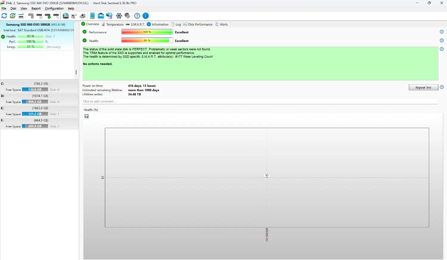 ssd samsung evo 860|قطعات و لوازم جانبی رایانه|تهران, وحیدیه|دیوار