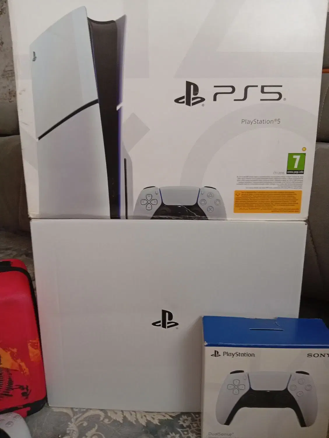 ps5 اسلیم اروپا ۲ دسته بازی|کنسول، بازی ویدئویی و آنلاین|ری, شهادت|دیوار