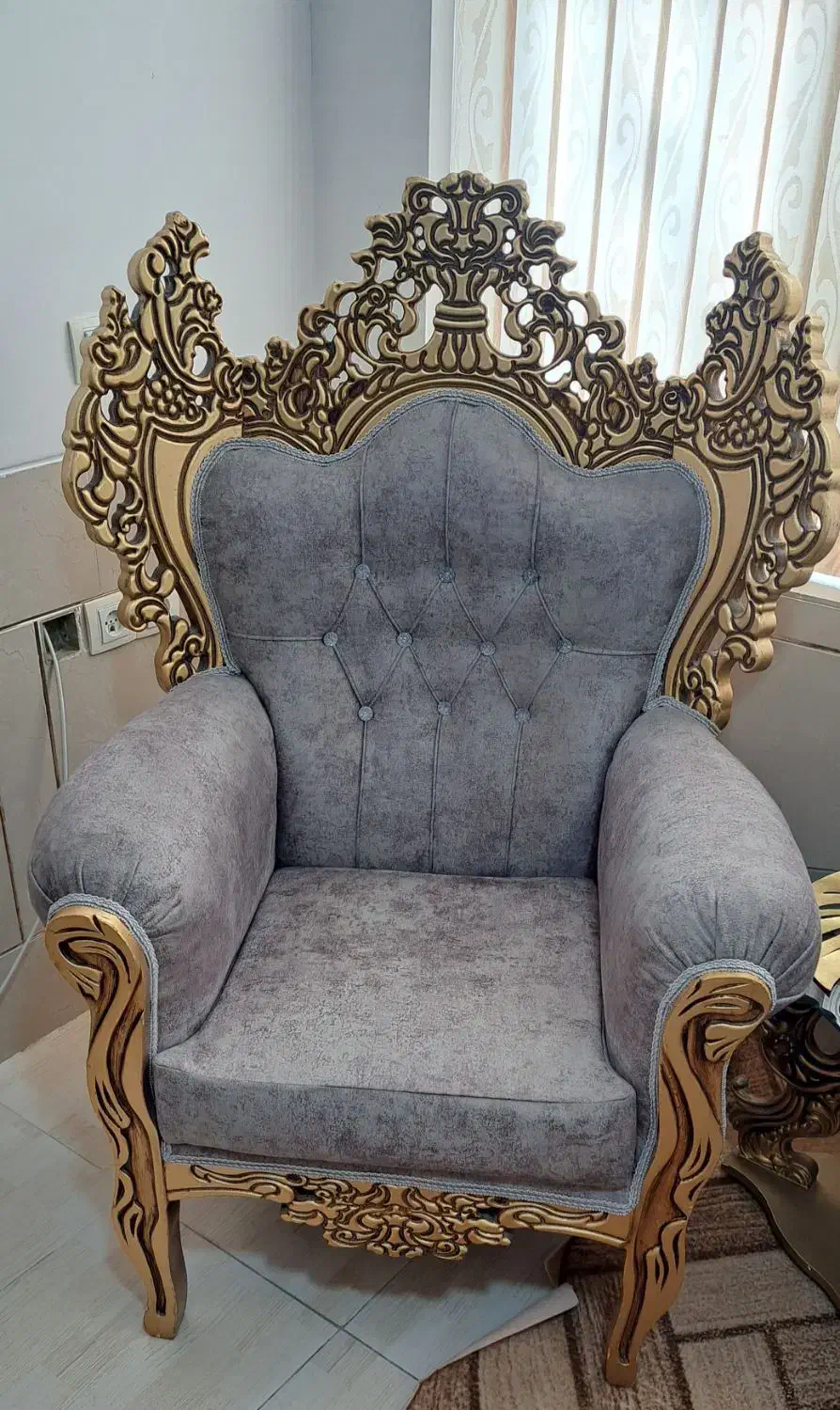 مبل سلطنتی ۷ نفره|مبلمان خانگی و میز عسلی|مرودشت, تامین اجتماعی‎|دیوار