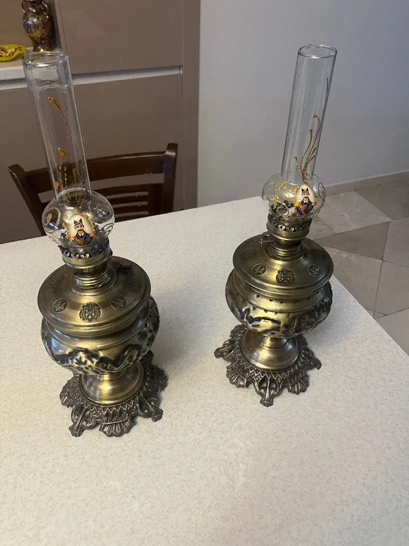 یک جفت چراغ نفتی نو|صنایع دستی و سایر لوازم تزئینی|تهران, دروس|دیوار