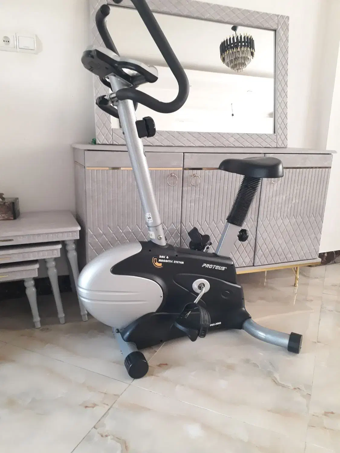 دوچرخه ثابت ورزشی درحد نو اصل تایوان|تجهیزات ورزشی|ری, دیلمان|دیوار