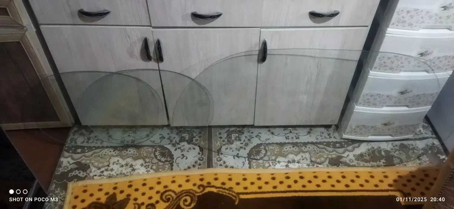 مبل ۷ نفره کارکرده با جلو مبلی|مبلمان خانگی و میز عسلی|ماکو, |دیوار