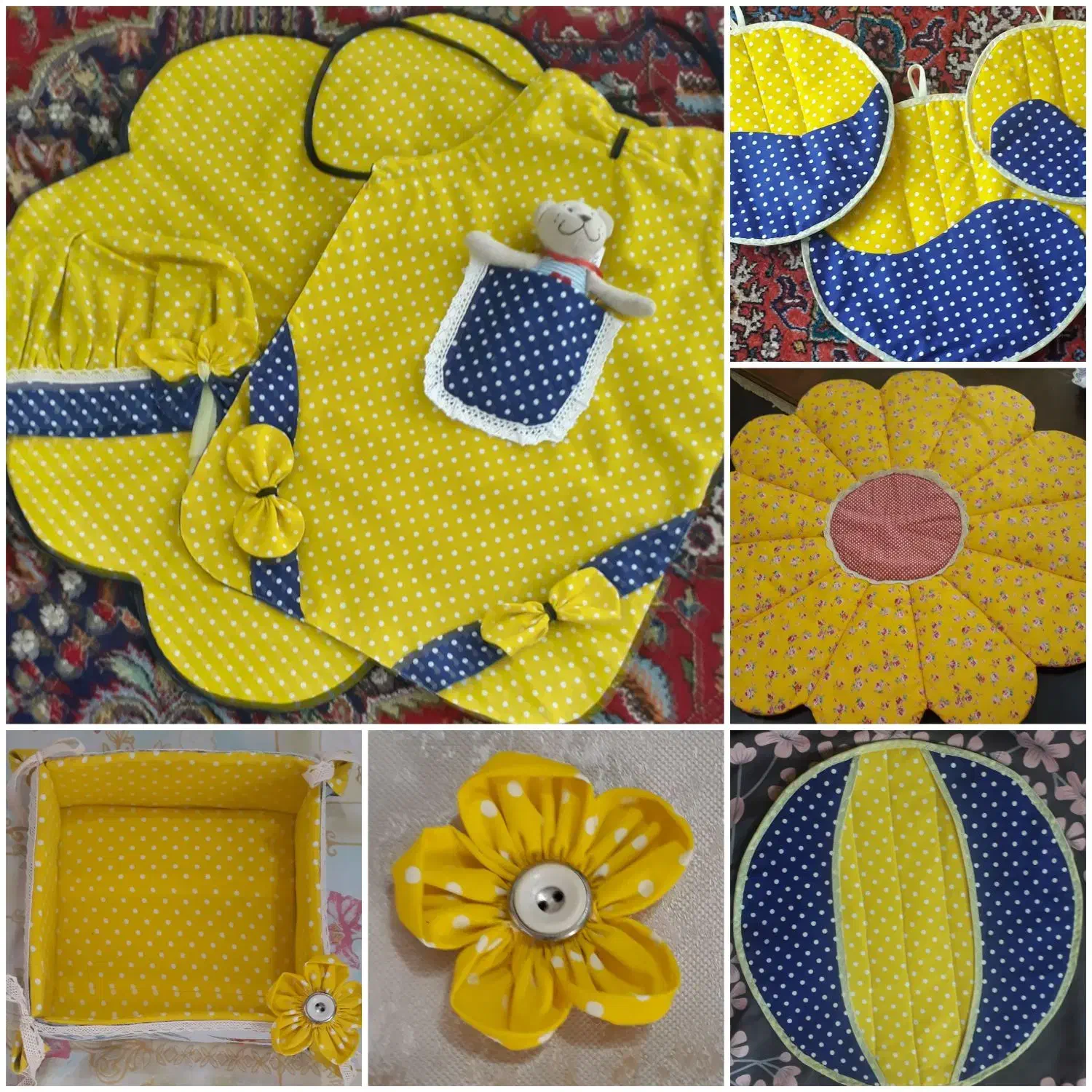 سرویس آشپزخانه عروس|سفره، حوله، دستمال آشپزخانه|تبریز, |دیوار