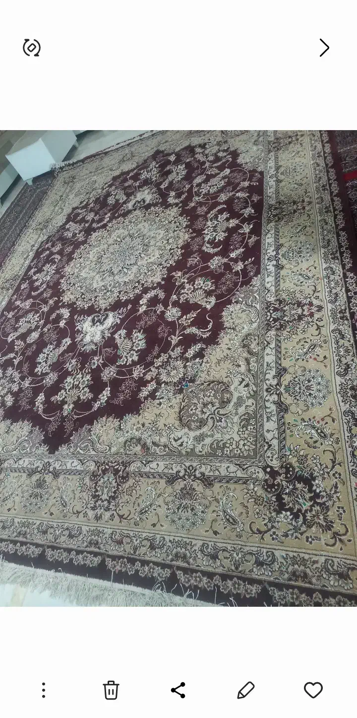 ۴تخته فرش ۱۲متری|فرش|رومشکان, |دیوار