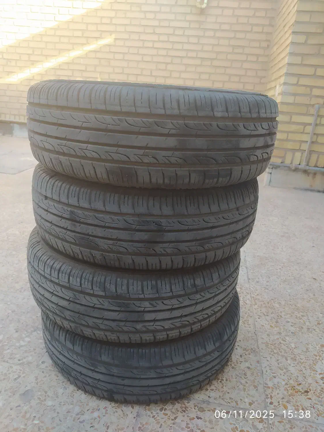 ۴ حلقه لاستیک ماشین|قطعات یدکی و لوازم جانبی|اهواز, شریعتی جنوبی|دیوار