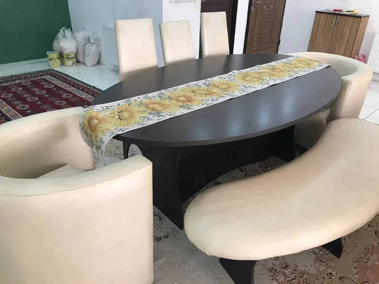 سرویس ناهار خوری ۸ نفره|میز و صندلی غذاخوری|شیراز, کوی وحدت|دیوار