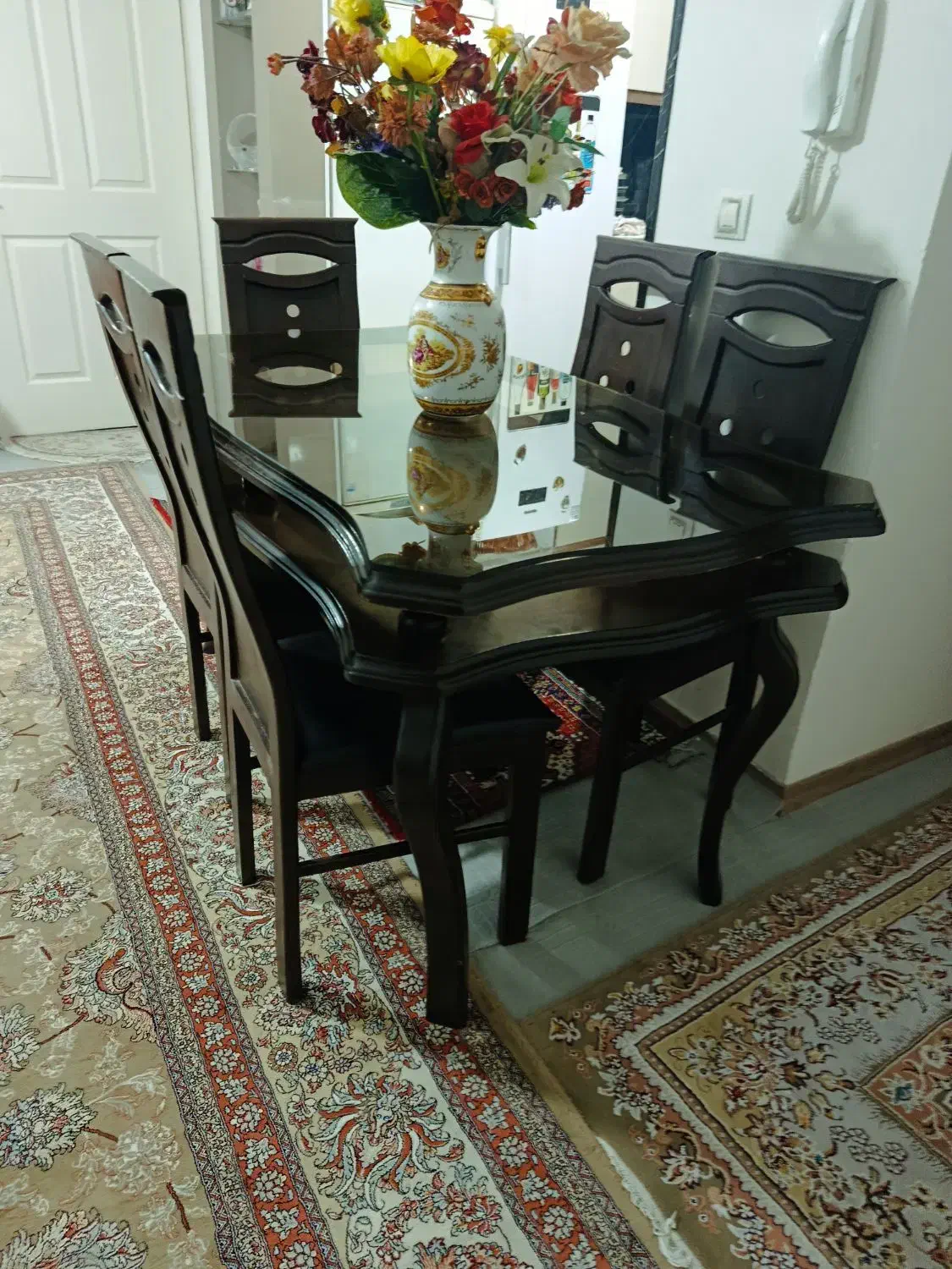 میز ناهار خوری شش نفره با صندلها|میز و صندلی غذاخوری|سهند, |دیوار