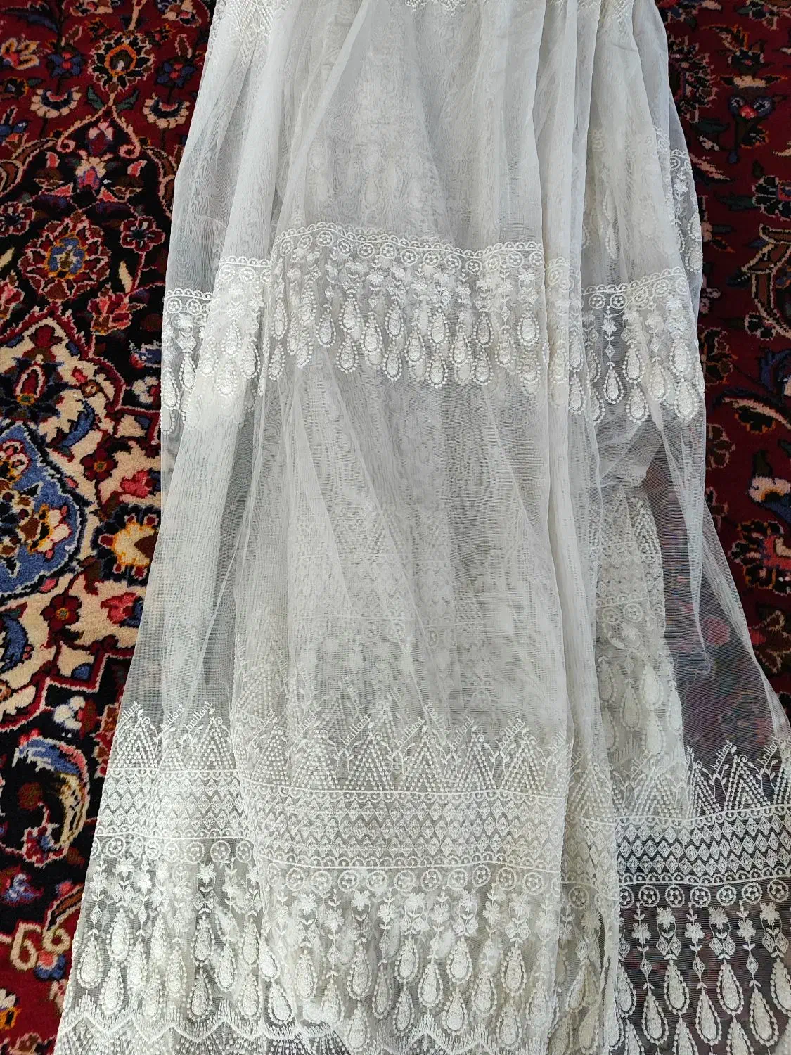 پرده توری طرحدار گیپور|پرده، رانر، رومیزی|صوفیان, |دیوار