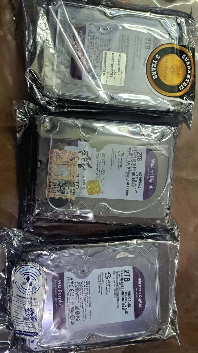 هارد  ۲ ترابایت بنفش|قطعات و لوازم جانبی رایانه|زنجان, |دیوار