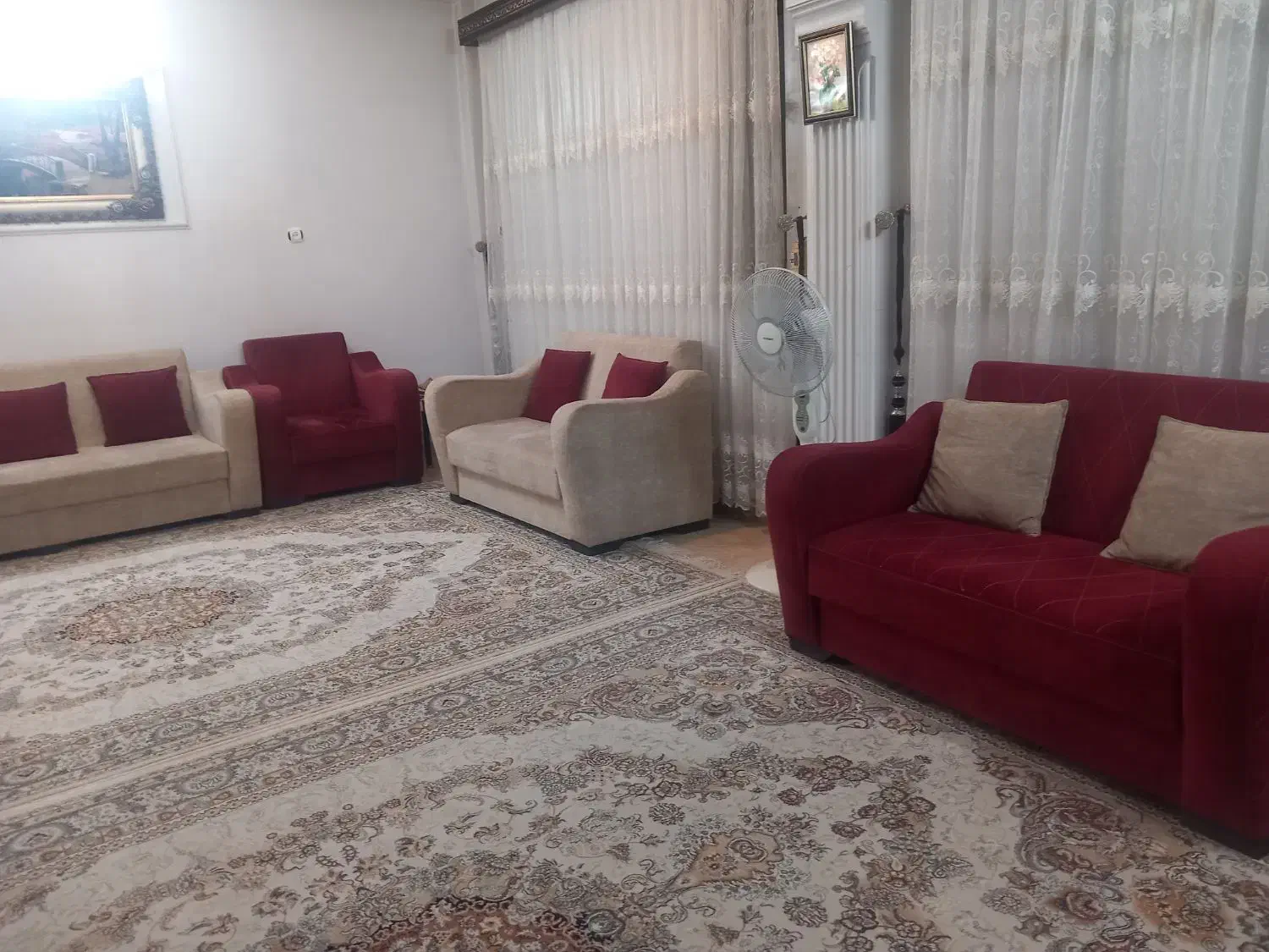 مبل ۹ نفره|مبلمان خانگی و میز عسلی|رشت, خمیران زاهدان|دیوار