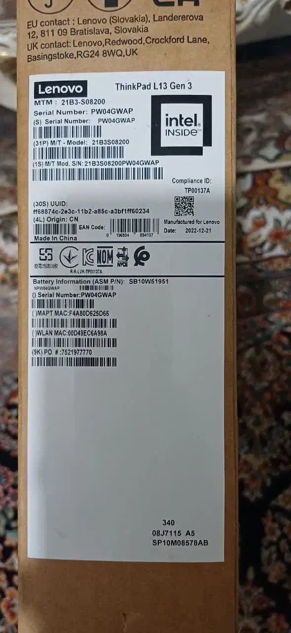 لپ تاپL13|رایانه همراه|تهران, قلمستان|دیوار