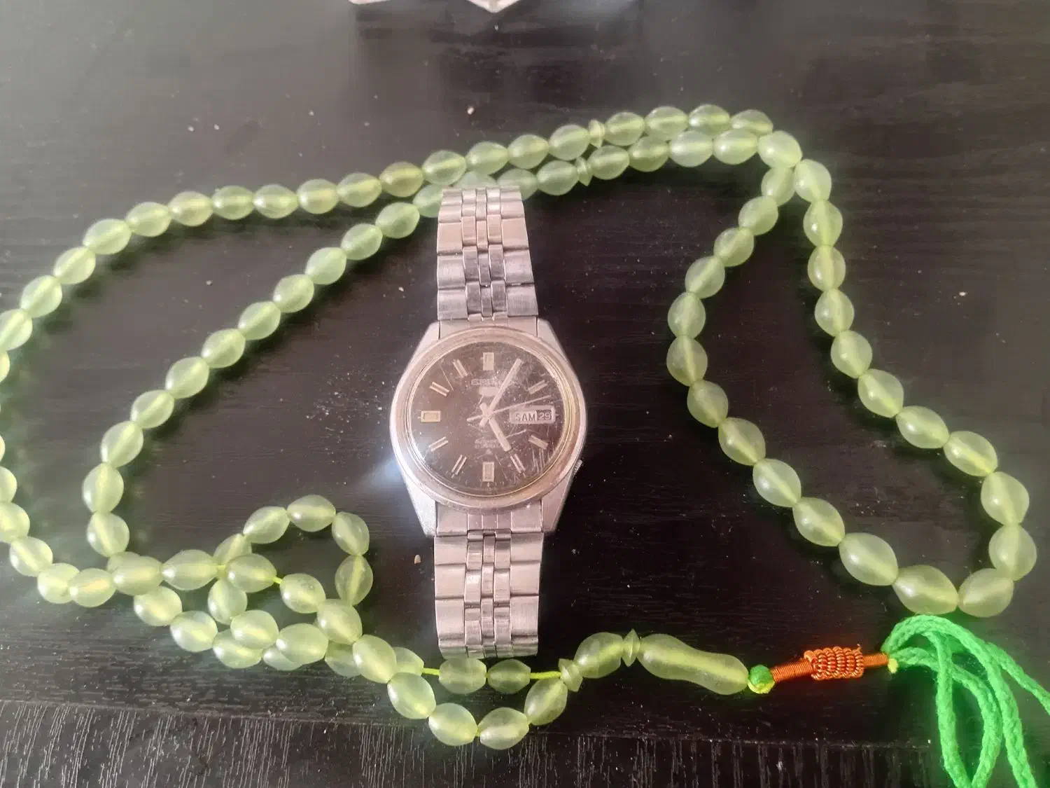 تسبیح شاه مقصود وساعت نبضی|ساعت|پاکدشت, پاکدشت (مامازند)|دیوار