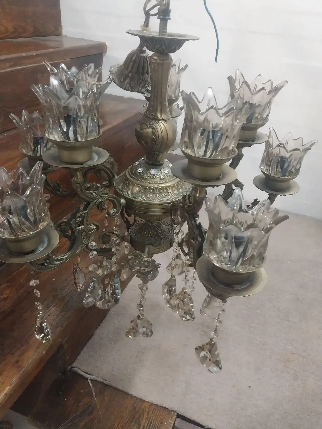 لوستر|لوستر و چراغ آویز|تهران, ارامنه|دیوار