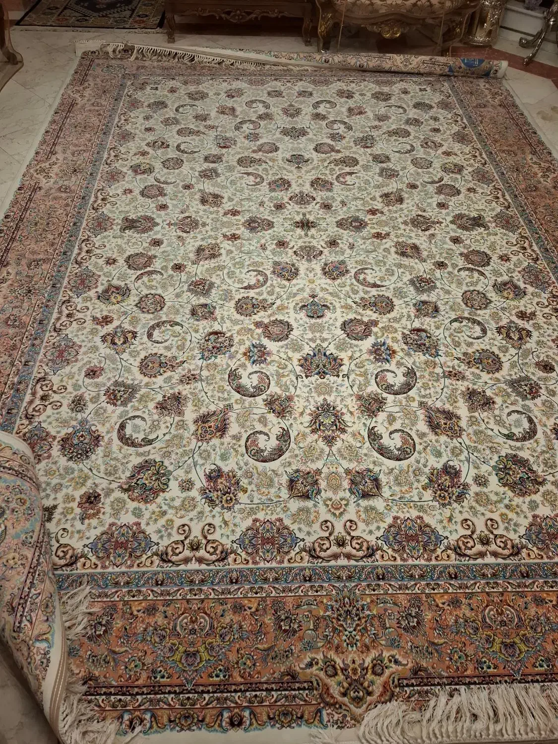 فرش ماشینی ۹متری دستباف گونه|فرش|تهران, علم و صنعت|دیوار