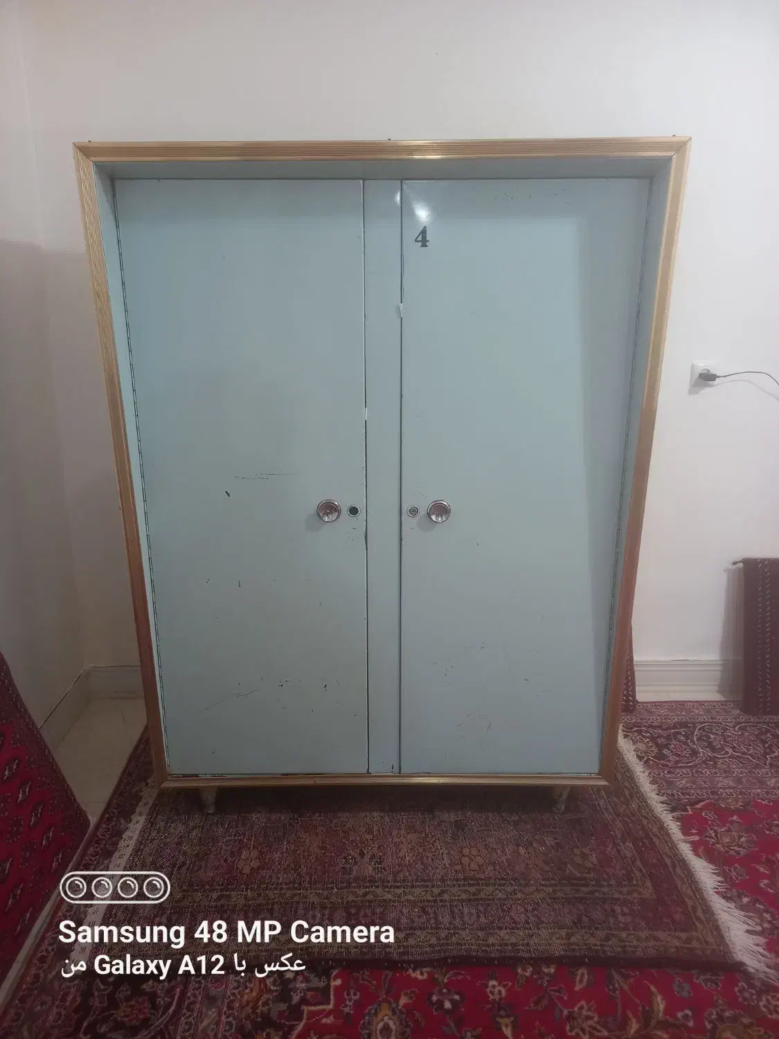 کمد قدیمی اهنی|جاکفشی، کمد، دراور|خلجستان, |دیوار