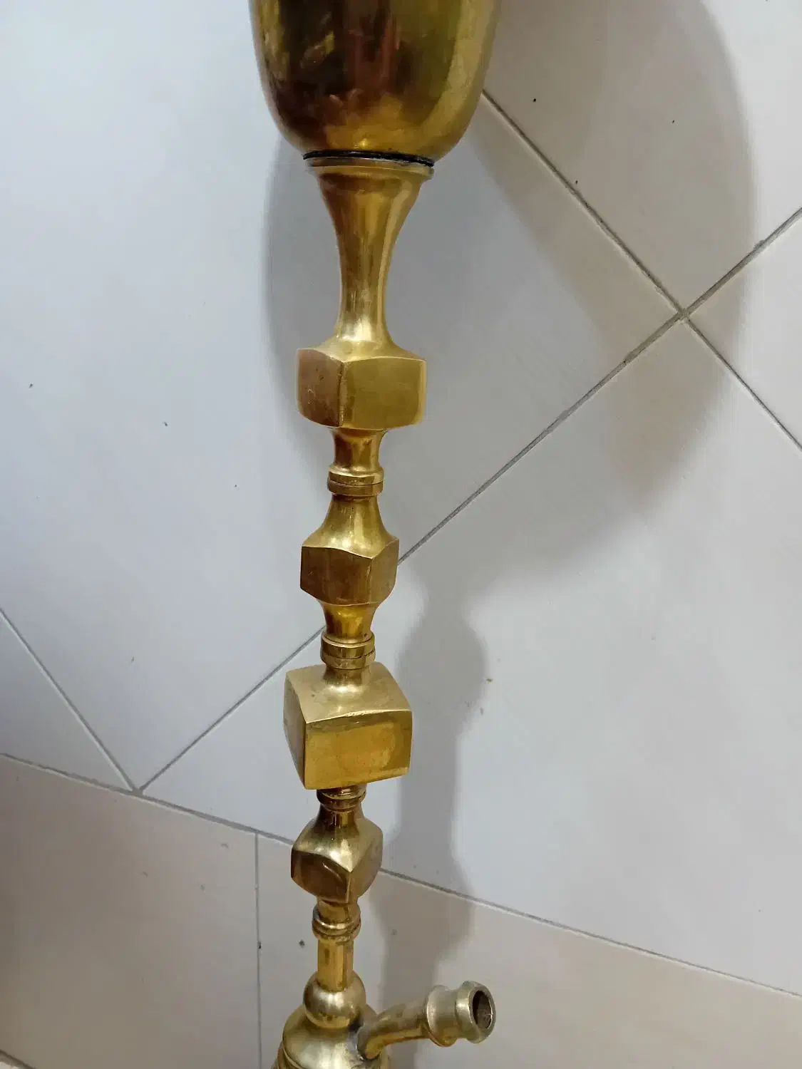 قلیون برنجی بلند|کلکسیون و سرگرمی|پاکدشت, پاکدشت (مامازند)|دیوار