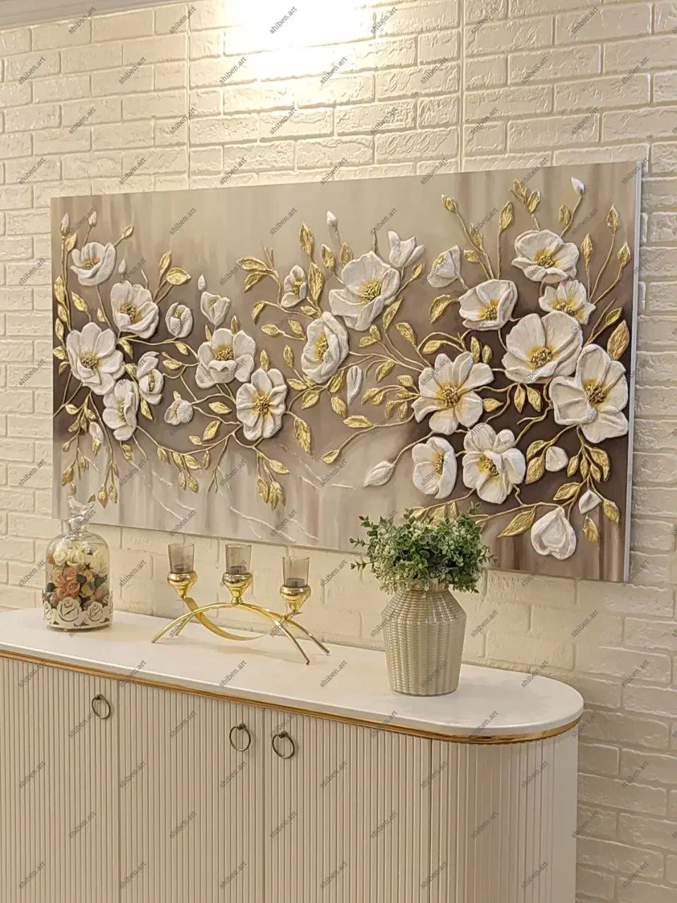 تابلو نقاشی طرح گل|تابلو، نقاشی، عکس|تهران, جنتآباد شمالی|دیوار