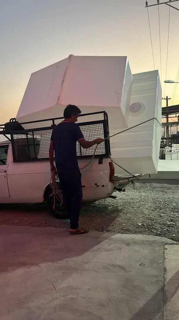 مخزن قایقی ۵ بشکه ای|مصالح و تجهیزات ساختمان|میناب, |دیوار