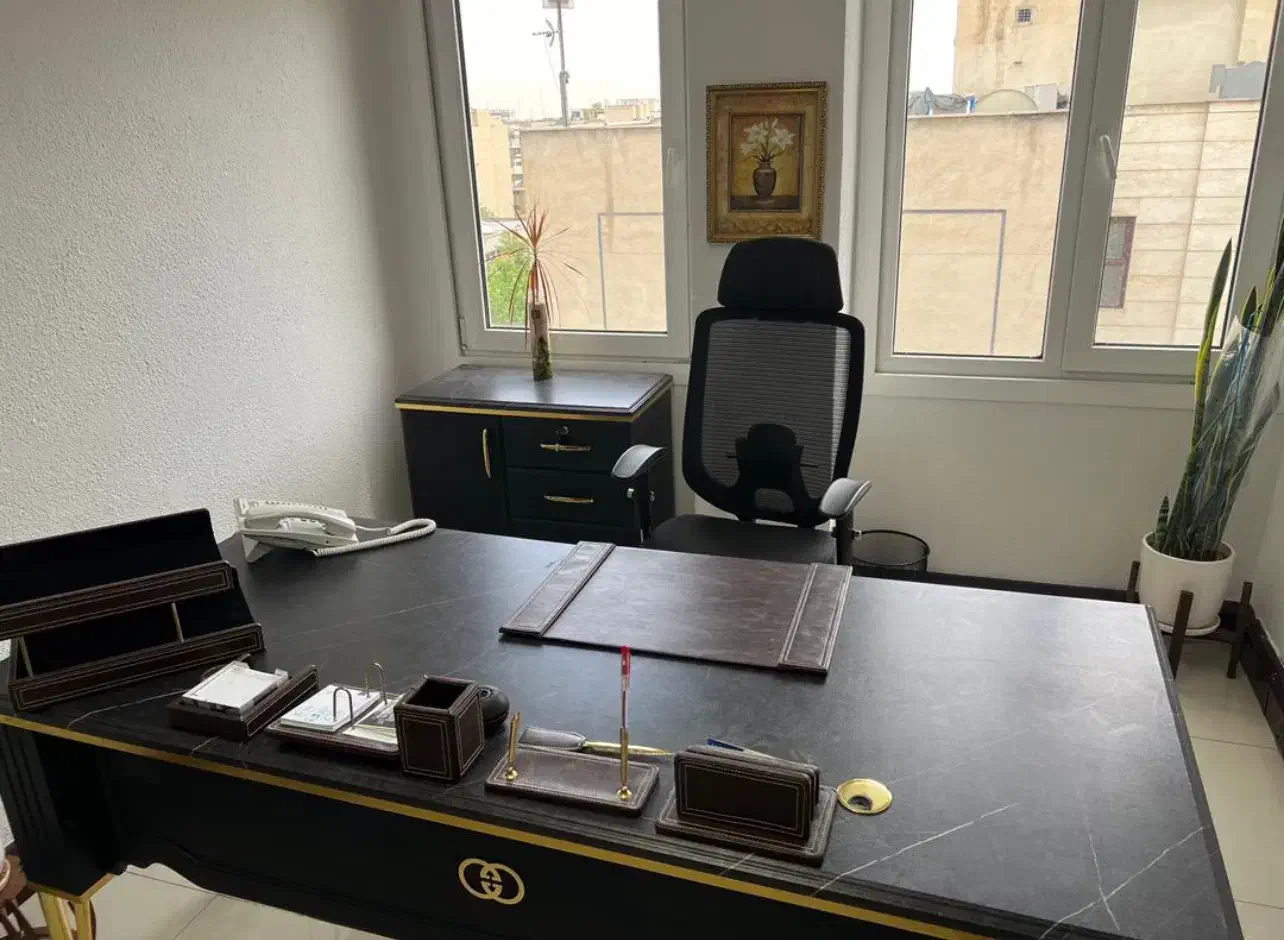 میز مدیریت همراه صندلی مدیریت نو|مبلمان اداری|تهران, سهروردی|دیوار
