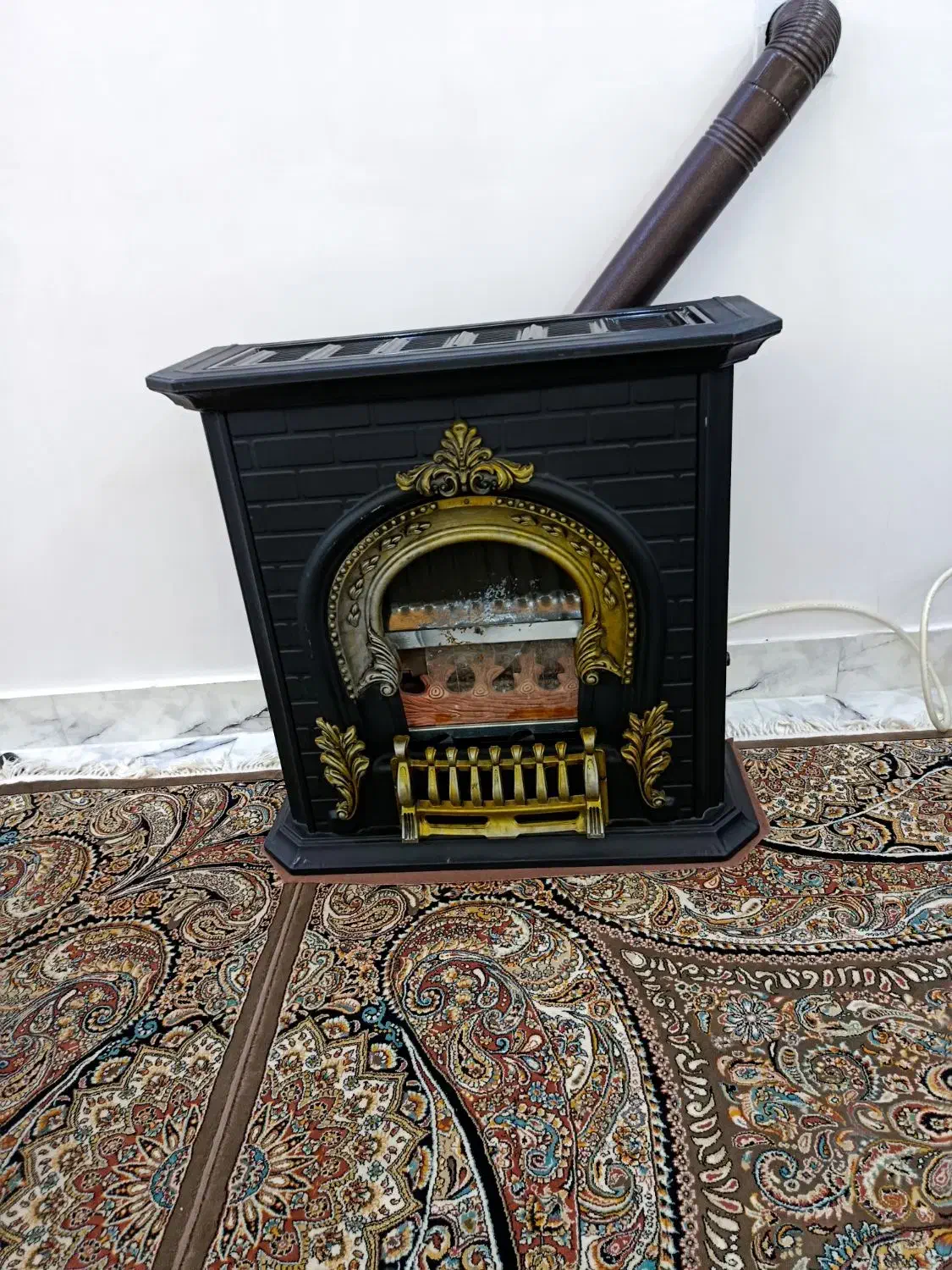 بخاری شومینه گازی|بخاری، هیتر، شومینه|تربت جام, باغ سنگان سفلی|دیوار