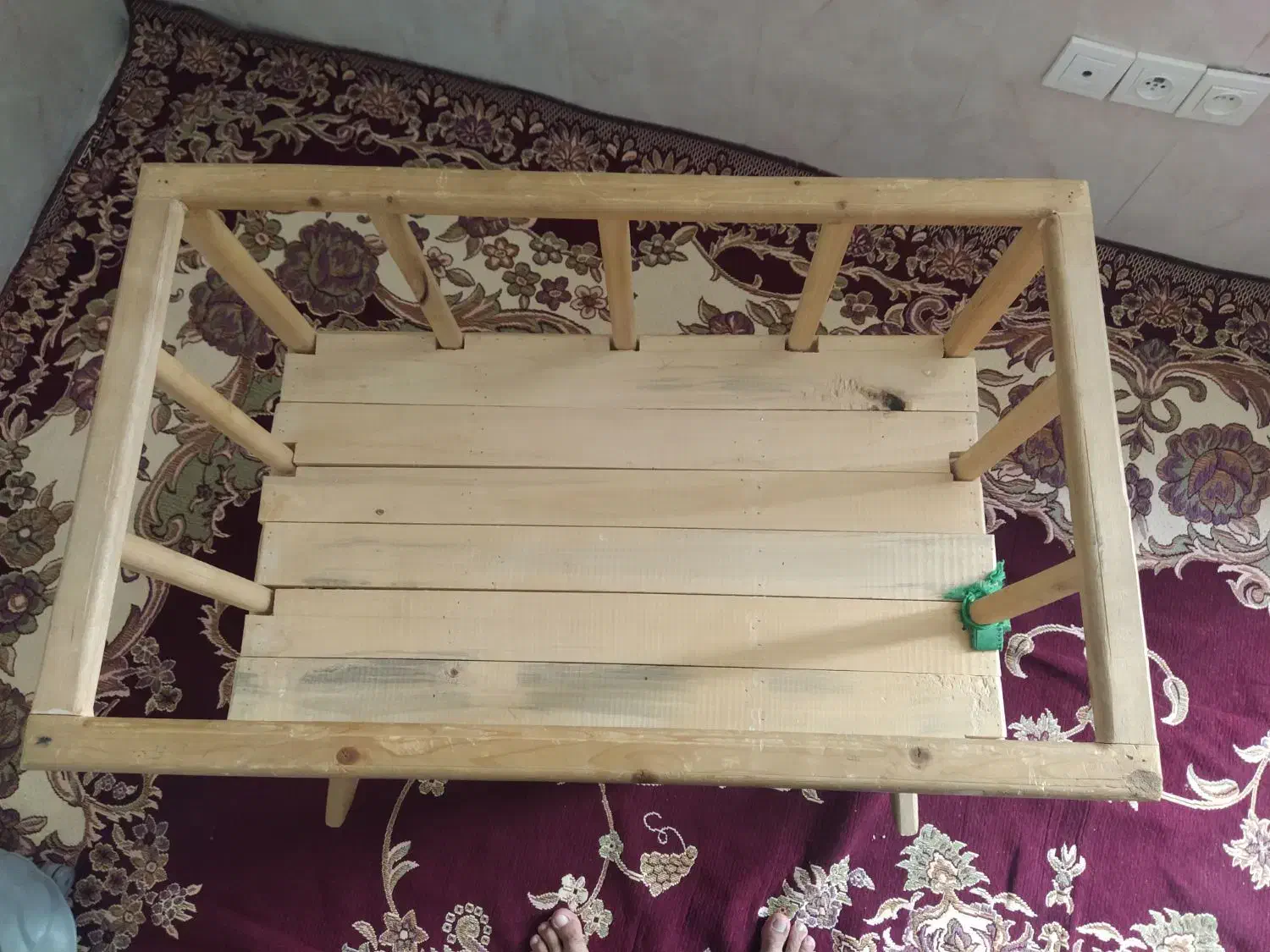 گهواره چوبی نوزاد|اسباب و اثاث بچه|قم, ولیعصر|دیوار