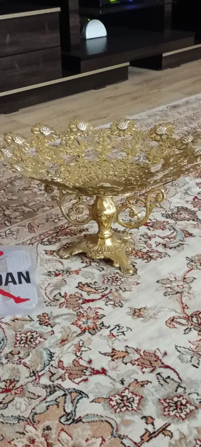 برنز میوه خوری پایه بلند|ظروف سرو و پذیرایی|محمدشهر, محمدشهر|دیوار