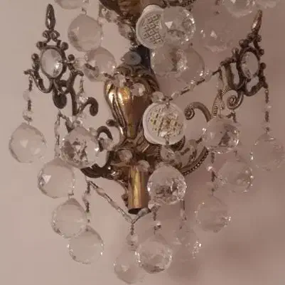 لوستر برنز ۶ شعله به همراه دو عدد دیوار کوب|لوستر و چراغ آویز|چهارباغ, |دیوار