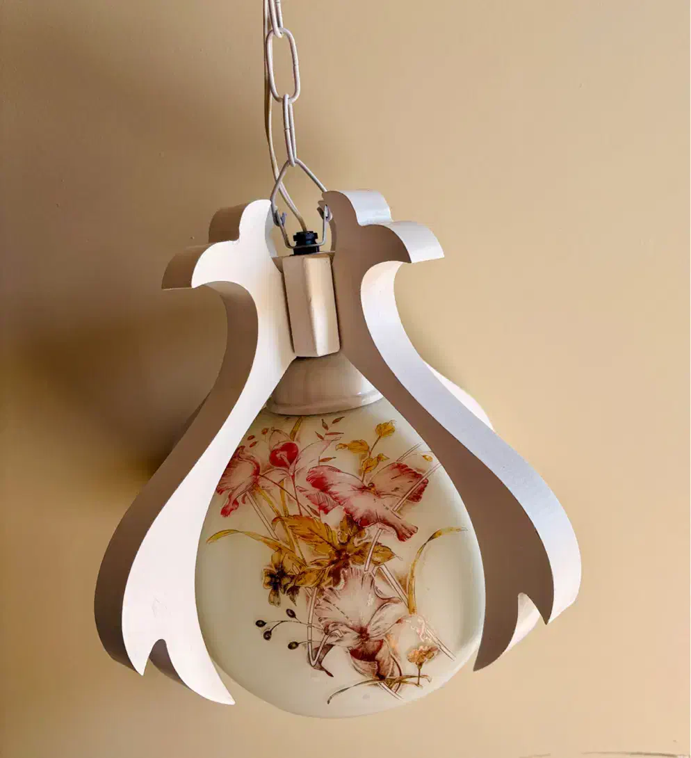 لوستر تک شاخه چوبی|لوستر و چراغ آویز|جم, |دیوار