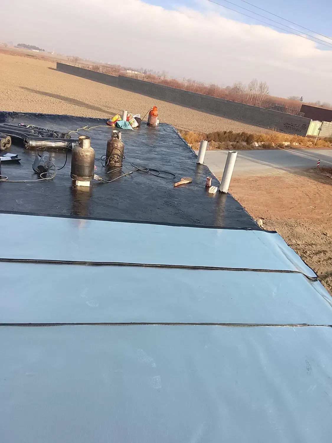 ایزوگام آسفالت قیرگونی چکی|خدمات پیشه و مهارت|یاسوج, |دیوار