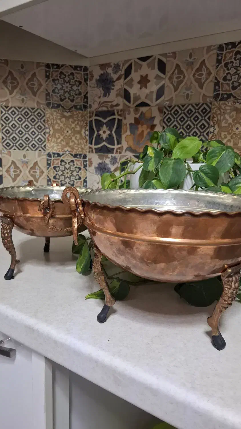 ظروف مسی|ظروف سرو و پذیرایی|گنبد کاووس, |دیوار