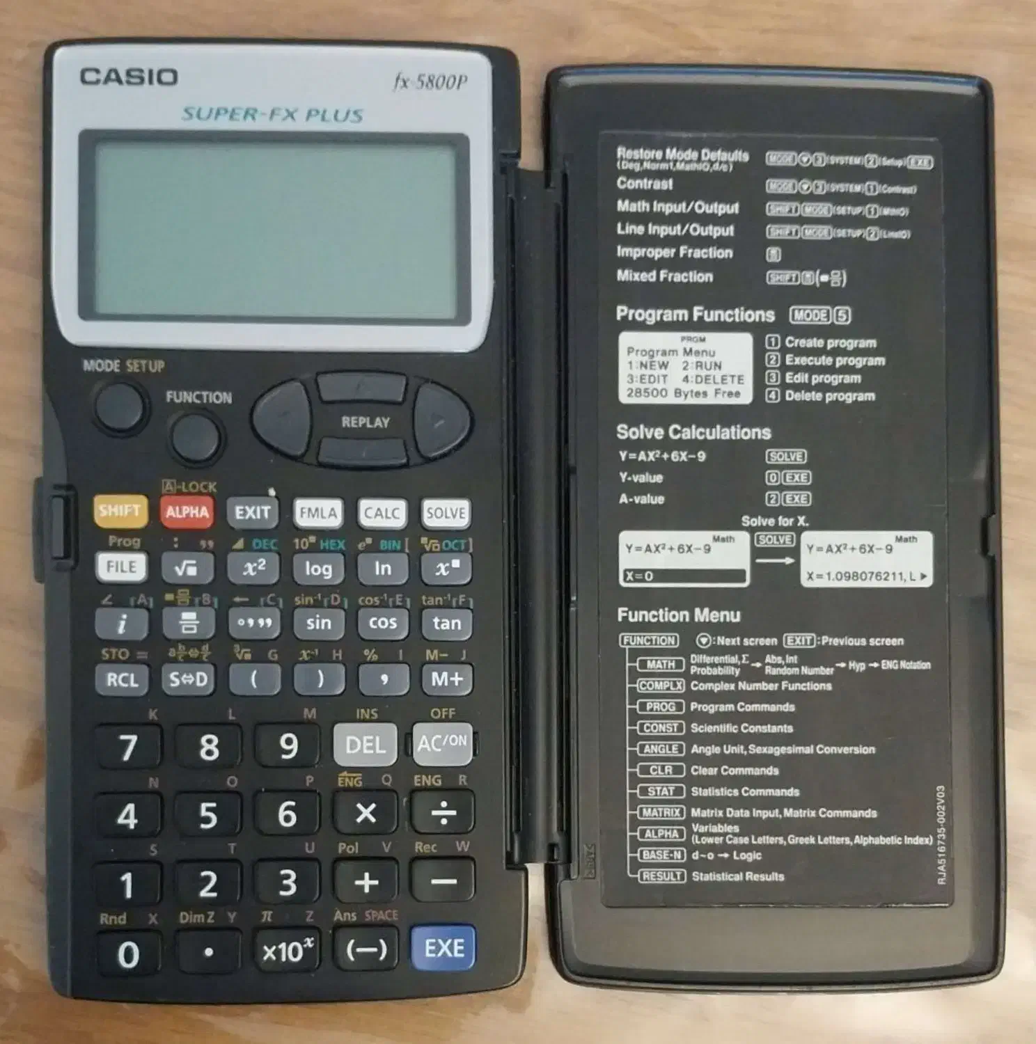 فروش ماشین حساب مهندسی کاسیو Casio fx-5800P|لوازم التحریر|شیراز, نشاط|دیوار