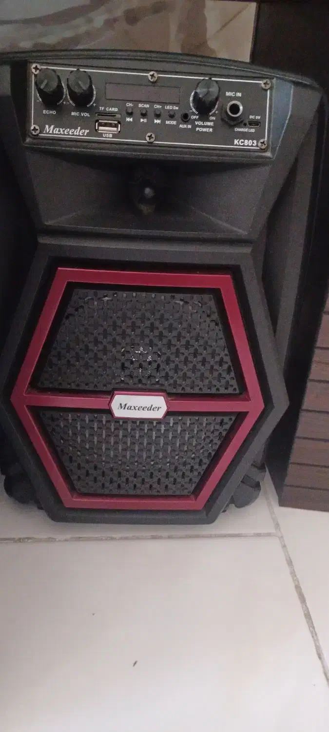 اسپیکر شارژی رم بلوتوث فلش رادیو میکروفن دار|پخشکننده همراه|فردیس, فردیس|دیوار