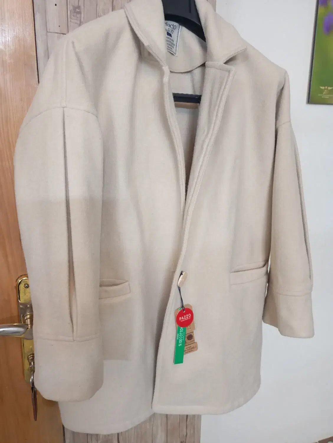 پالتو کوتاه خارجی بسیار شیک|لباس|اصفهان, باغ دریاچه|دیوار