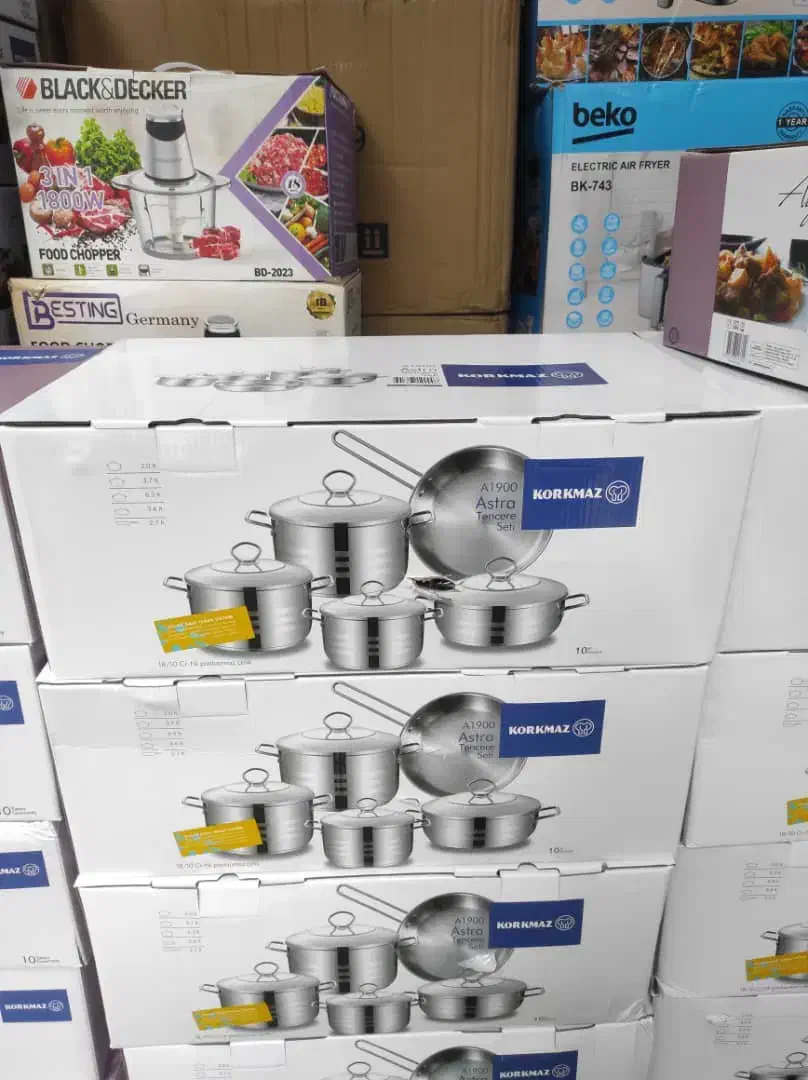 سرویس قابلمه استیل کف لیزری 21500|ظروف پخت‌وپز|شیراز, آزادگان|دیوار