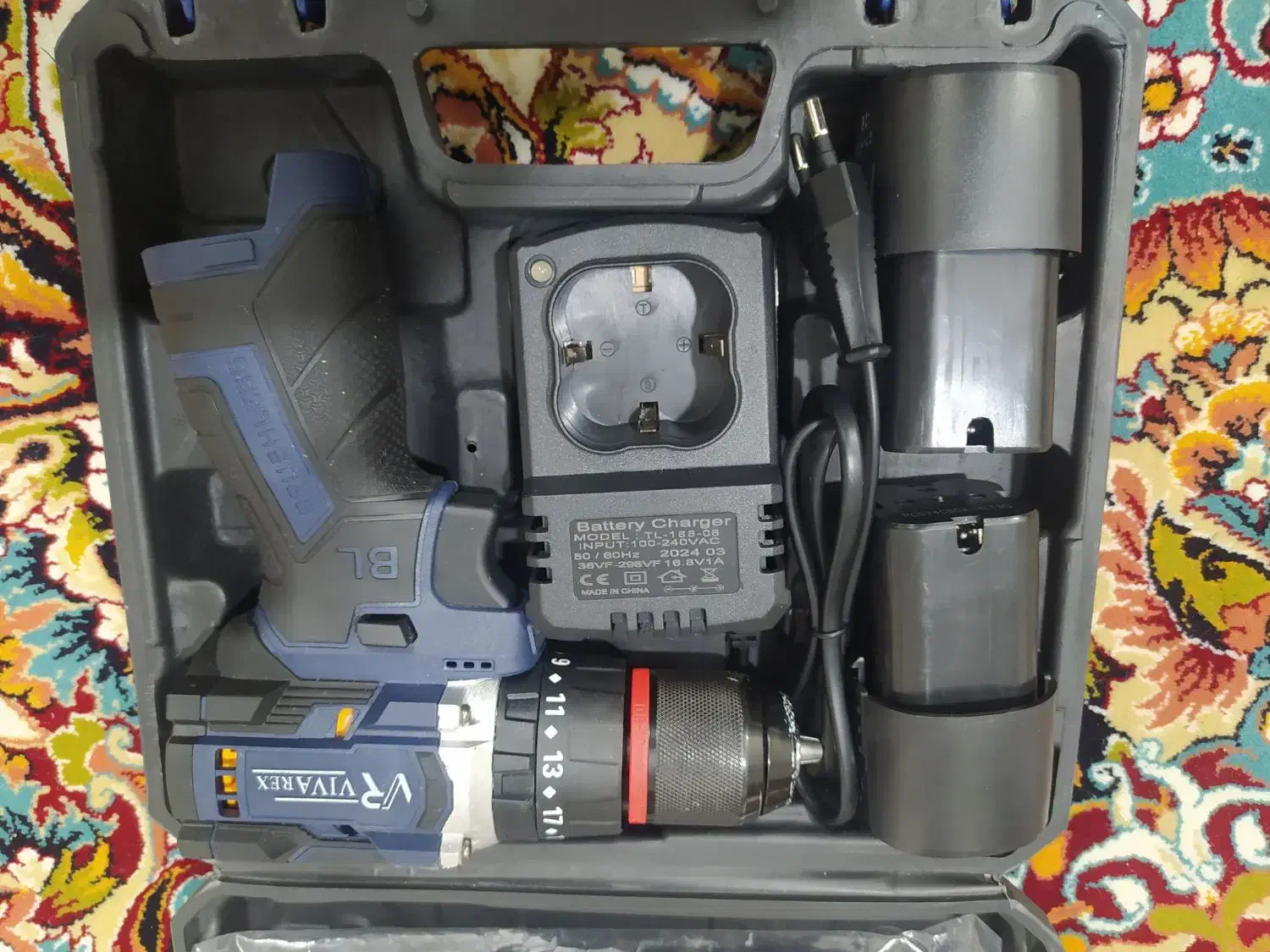 دریل شارژی وی وارکس مدل VR1610I-BL|ابزارآلات|بیرجند, |دیوار